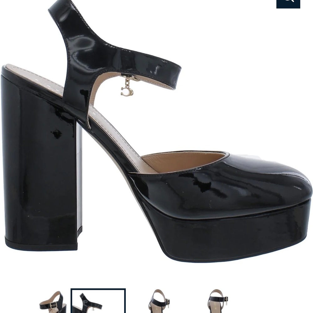 COACH ISABELLA PATENT WOMENS PATENT LEATHER PLATFORM PUMPS SIZE 11 - Picture 3 of 5